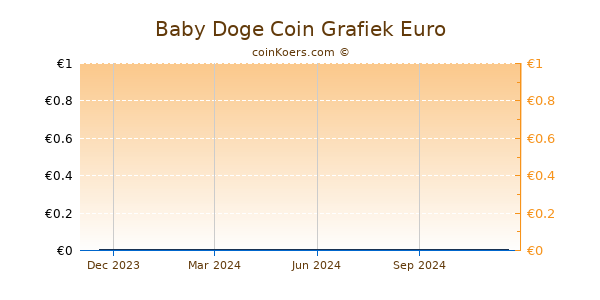 Baby Doge Coin Grafiek 1 Jaar