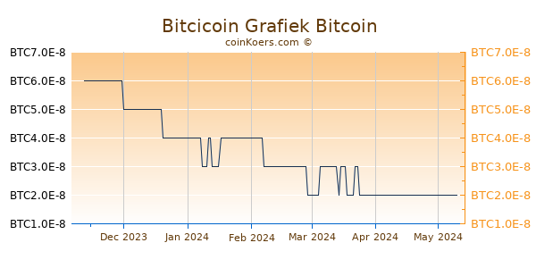 Bitcicoin Grafiek 6 Maanden