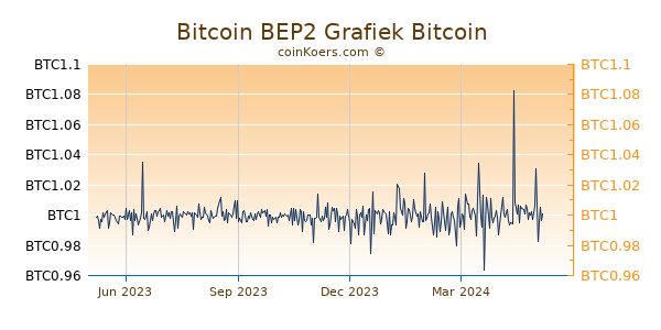 Bitcoin BEP2 Grafiek 1 Jaar