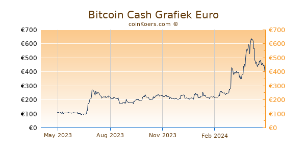 Bitcoin Cash Grafiek 1 Jaar