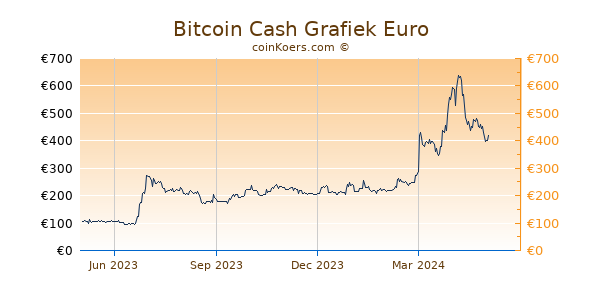Bitcoin Cash Grafiek 1 Jaar