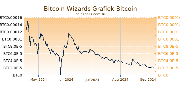 Bitcoin Wizards Grafiek 1 Jaar