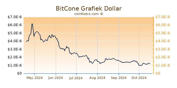 BitCone Grafiek 6 Maanden