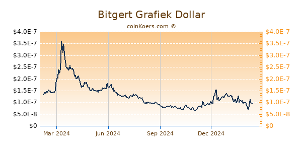 Bitgert Grafiek 1 Jaar