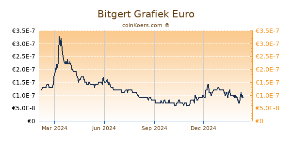 Bitgert Grafiek 1 Jaar