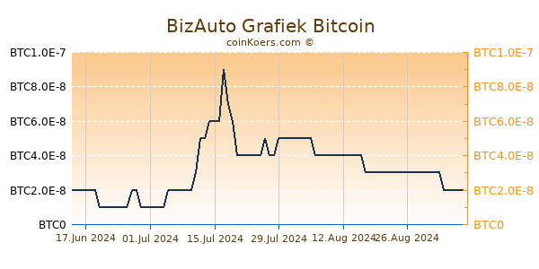 BizAuto Grafiek 6 Maanden