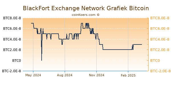 BlackFort Exchange Network Grafiek 1 Jaar