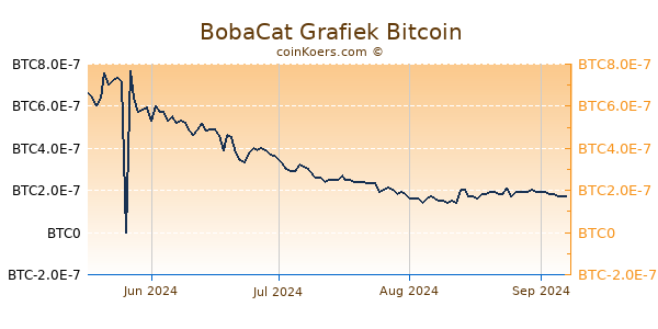 BobaCat Grafiek 6 Maanden