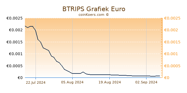 BTRIPS Grafiek 6 Maanden