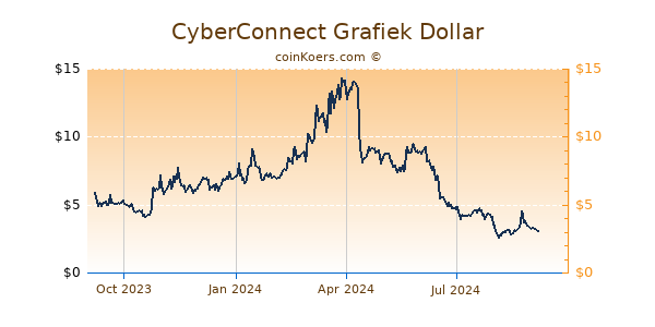 CyberConnect Grafiek 1 Jaar