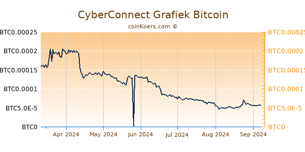 CyberConnect Grafiek 6 Maanden