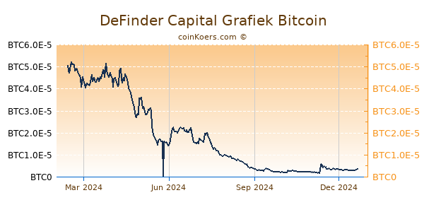 DeFinder Capital Grafiek 1 Jaar