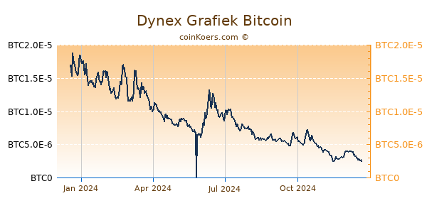 Dynex Grafiek 1 Jaar