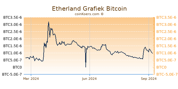 Etherland Grafiek 1 Jaar