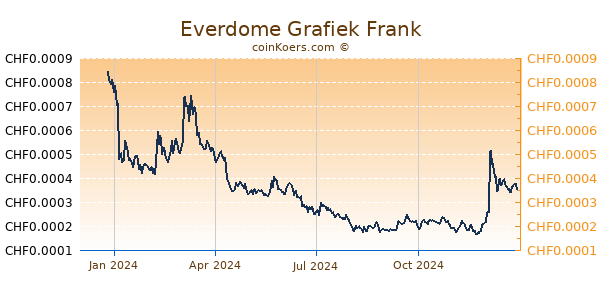 Everdome Grafiek 1 Jaar