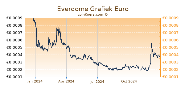 Everdome Grafiek 1 Jaar