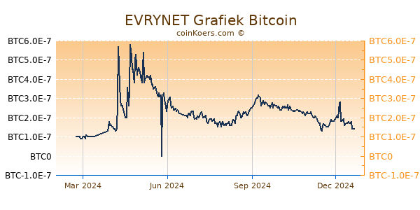 EVRYNET Grafiek 1 Jaar