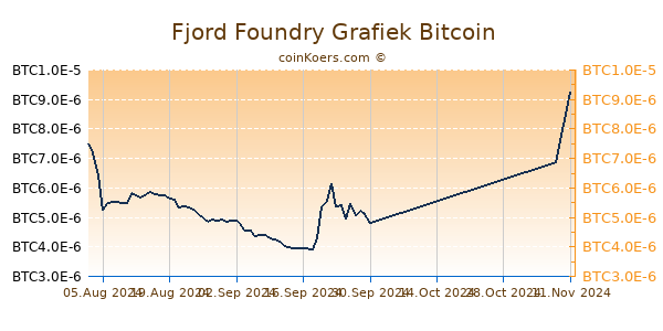 Fjord Foundry Grafiek 1 Jaar