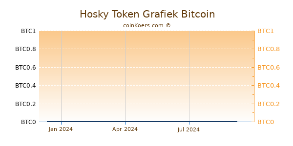 Hosky Token Grafiek 1 Jaar