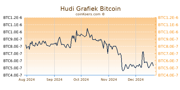 Hudi Grafiek 6 Maanden