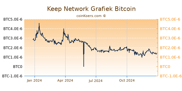 Keep Network Grafiek 1 Jaar