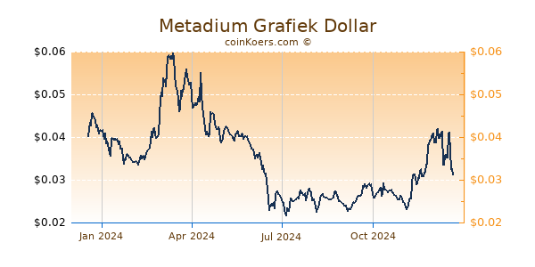 Metadium Grafiek 1 Jaar