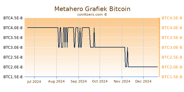 Metahero Grafiek 6 Maanden