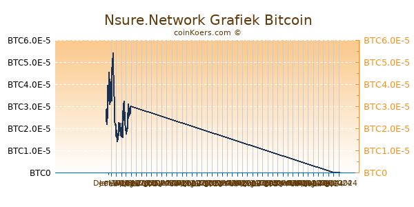 Nsure.Network Grafiek 6 Maanden