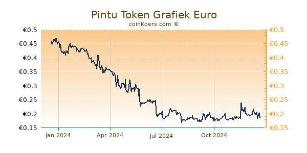 Pintu Token Grafiek 1 Jaar