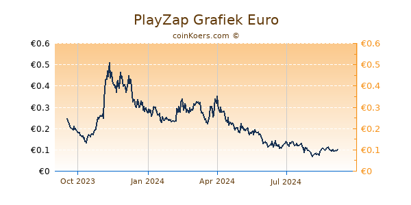 PlayZap Grafiek 1 Jaar