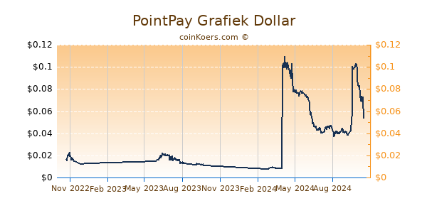 PointPay Grafiek 1 Jaar