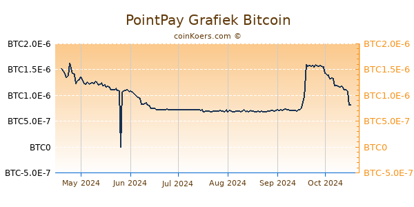 PointPay Grafiek 6 Maanden