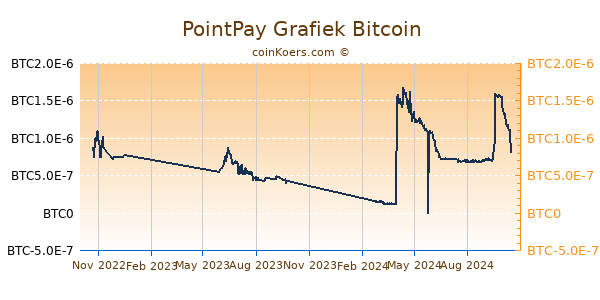 PointPay Grafiek 1 Jaar