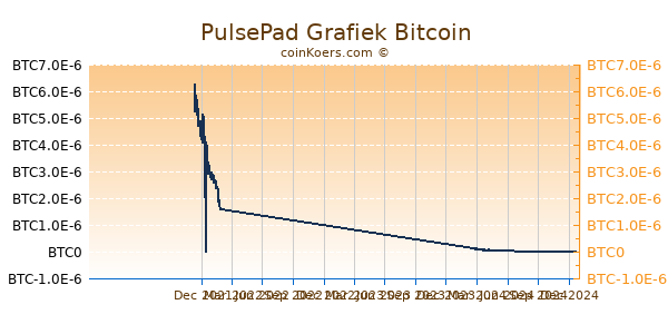 PulsePad Grafiek 1 Jaar