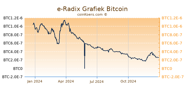 e-Radix Grafiek 1 Jaar