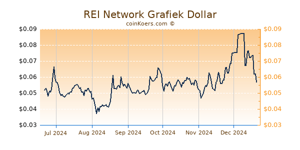 REI Network Grafiek 6 Maanden