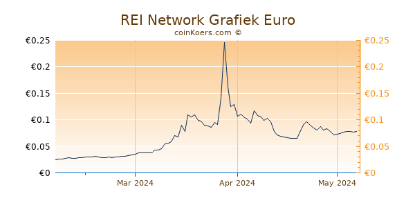 REI Network Grafiek 3 Maanden