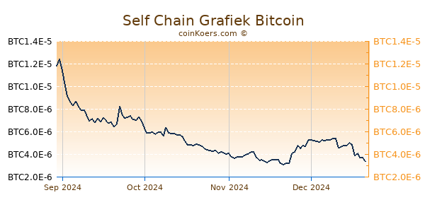 Self Chain Grafiek 1 Jaar