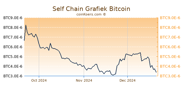 Self Chain Grafiek 3 Maanden