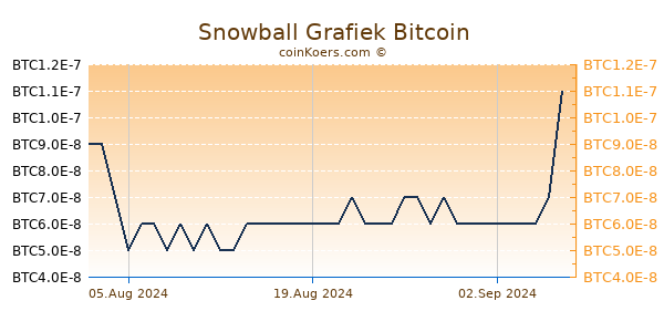 Snowball Grafiek 6 Maanden