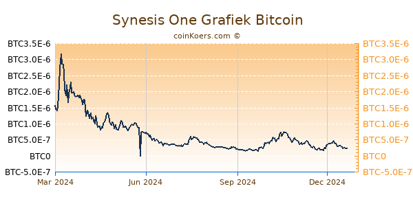 Synesis One Grafiek 1 Jaar