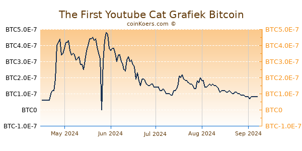 The First Youtube Cat Grafiek 1 Jaar