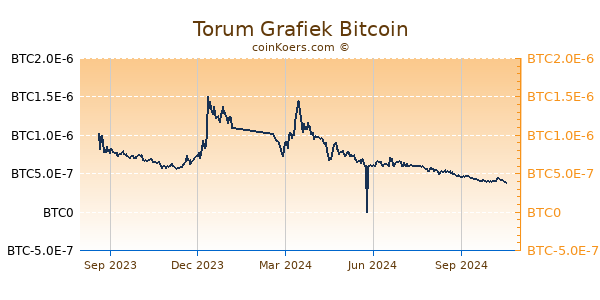 Torum Grafiek 1 Jaar