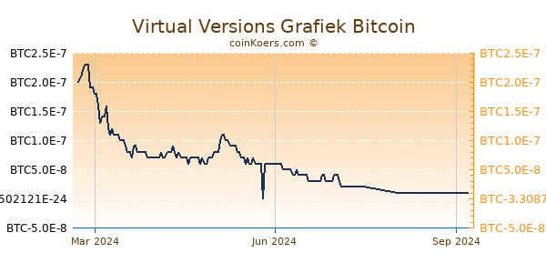 Virtual Versions Grafiek 1 Jaar