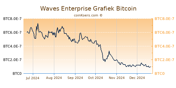 Waves Enterprise Grafiek 6 Maanden