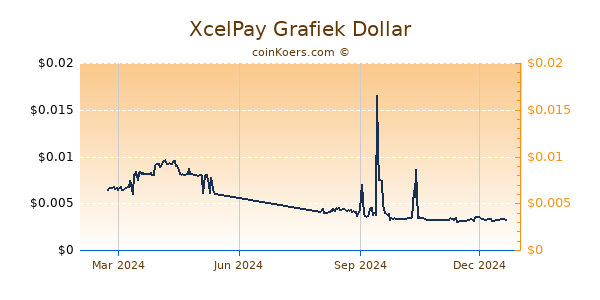 XcelPay Grafiek 1 Jaar