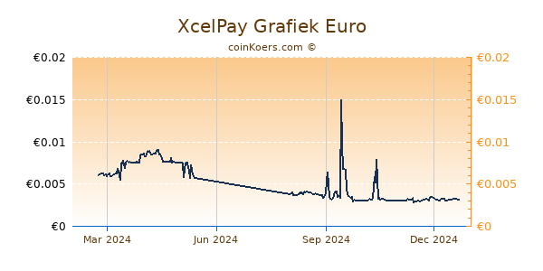 XcelPay Grafiek 1 Jaar