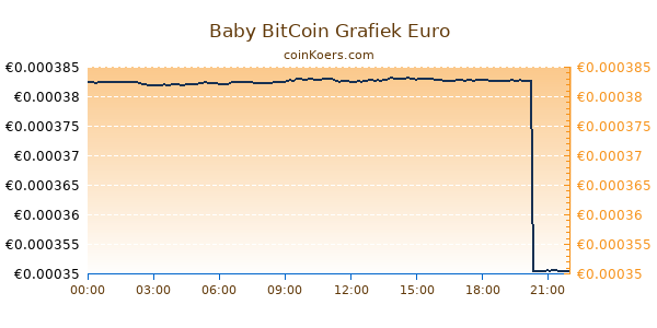 Baby BitCoin Grafiek Vandaag