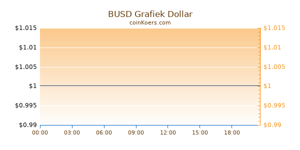 Binance USD Grafiek Vandaag