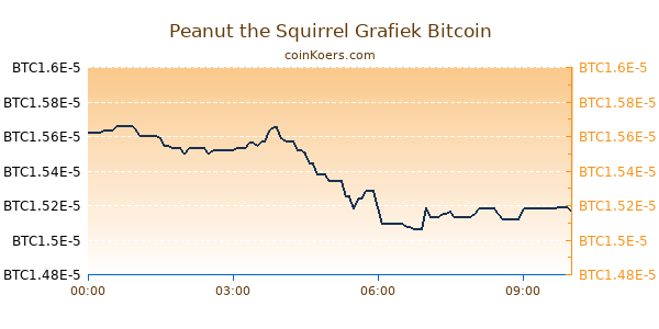 Peanut the Squirrel Grafiek Vandaag